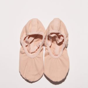 Pink Canvas Ballet Slippers
